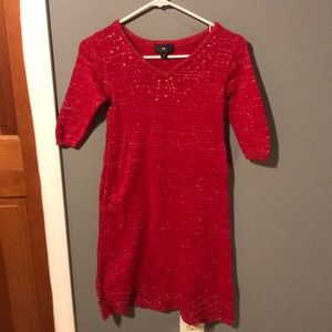 IZ Sparkly Sweater Dress